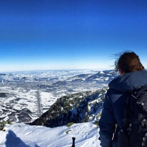 Marco overlooking Austria
